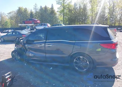 2024 Honda Odyssey Elite из США, поврежденный, VIN 5FNRL6H94RB001655